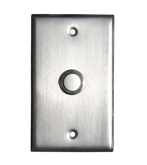 metal wallplate for house bell|Amazon.com: Doorbell Plate.